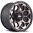 82955D11 20 x 9 in. GD08 Wheel with Matte Black Lip&#44; Metallic Dust