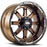 Grid Wheels 118955R11 18 in. Dia. x 9 in. GD10 -12 mm Offset&#44; 5 x 150 mm Wheel with Black Lip&#44; Gloss Bronze