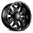 Grid Wheels A2152L287 20 x 10 in. GD11 Gloss Black with Double Dark Tint Wheel