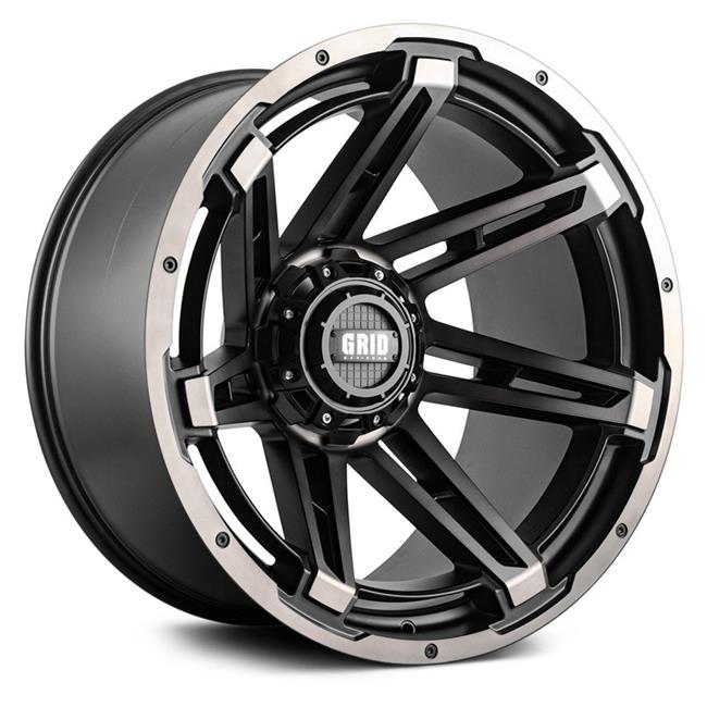 Grid Wheels B24146T778 24 in. Dia. x 14 in. GD12 - 76 mm Offset&#44; 5 x 5.5 mm Wheel