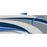 Faulkner 53013 9 x 12 ft. Blue & Gray Graphic Design Reversible Patio Mat