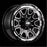 Grid Wheels E17952M187 17 x 9 GD15 - 12 mm Offset 5 x 127 Gloss Black with Milled Wheel