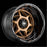 Grid Wheels D2987R125 20 x 9 GD14 - 12 mm Offset 8 x 170 Gloss Bronze with Black Lip Wheel