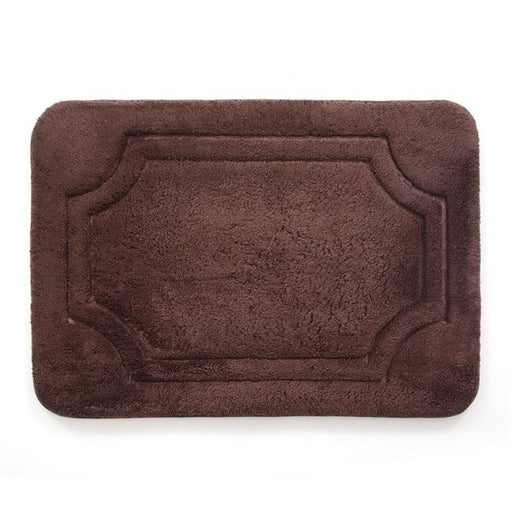 Stephan Roberts Home BFDM-34C787-12 21 x 34 in. Luxurious Memory Foam Bath Mat with Water Shield Technology - French Roast