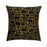 Edie at Home EAH059XXBLGD98 20 x 20 in. Precious Metals Digital Printed Faux Fur Pillow  Black &amp; Gold