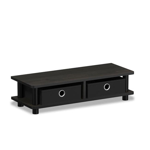 Furinno 17099EX-BK Turn-N-Tube Monitor Stand&#44; Espresso & Black