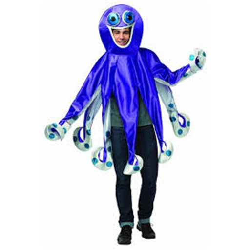 Morris GC6488 Unisex Octopus Adult Costumes&#44; Multi-Color - One Size