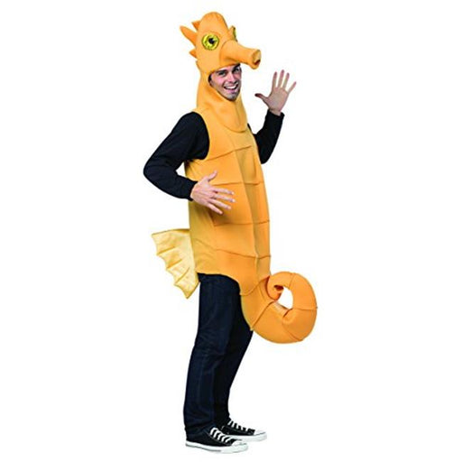 Morris GC6704 Mens Seahorse Costume&#44; Brown & Orange - One Size