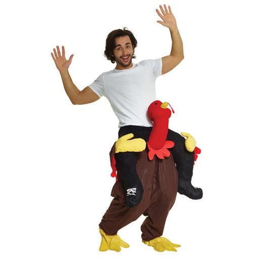 Morris MHMCPBTU Turkey Trot Piggyback Adult Costume