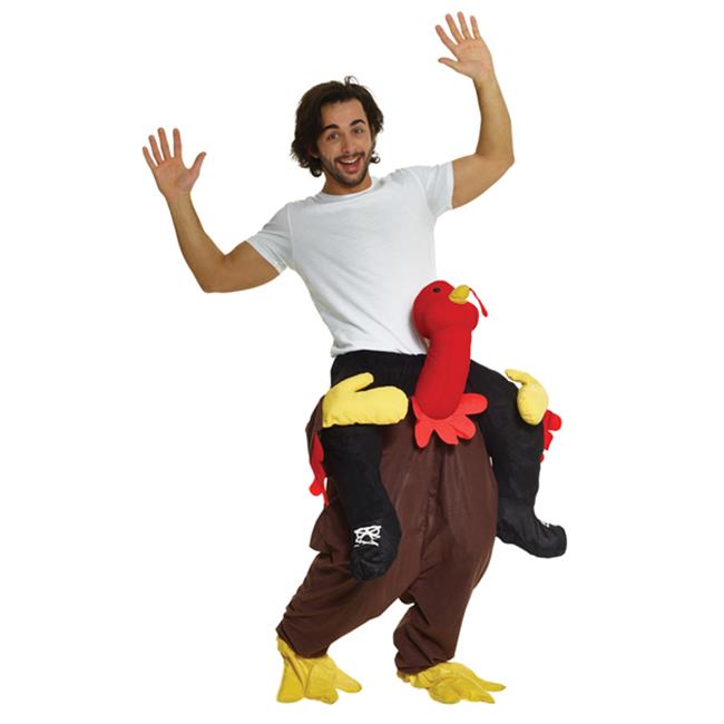 Morris MHMCPBTU Turkey Trot Piggyback Adult Costume