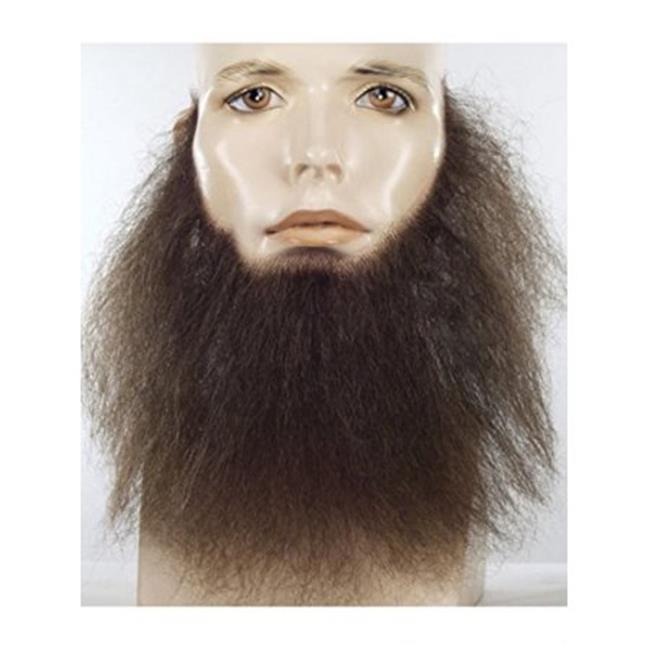 Morris Costumes LW1LCBN 8 In. Full Wavy Beard&#44; No.8 Light Chestnut Brown