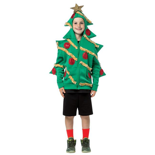 Morris Costumes GC16025TN Teen Hoodie Christmas Tree