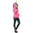 Morris Costumes GC16011LG Hoodie Unicorn Pink for Adult&#44; Large