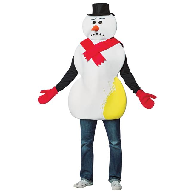 Morris Costumes GC6304 Yellow Snowman for Adult&#44; OSFM