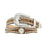 Blazin Roxx N3512044-M 1.5 in. Womens Rhinestone Lined Concho Belt&#44; Med Brown - Medium