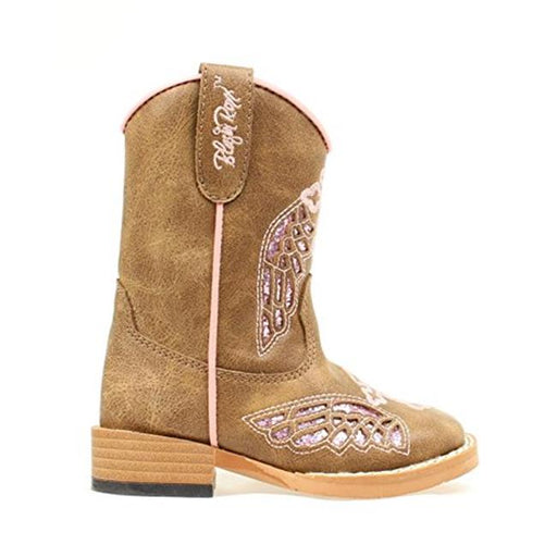 Blazin Roxx 4413202-06 Gracie Wing Cross Inlay Boot&#44; Brown - Size 6