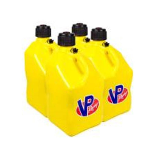 VP Fuel Containers VPF3554 5 gal Fuels Square Motorsports Utility Jug&#44; Yellow - Case of 4
