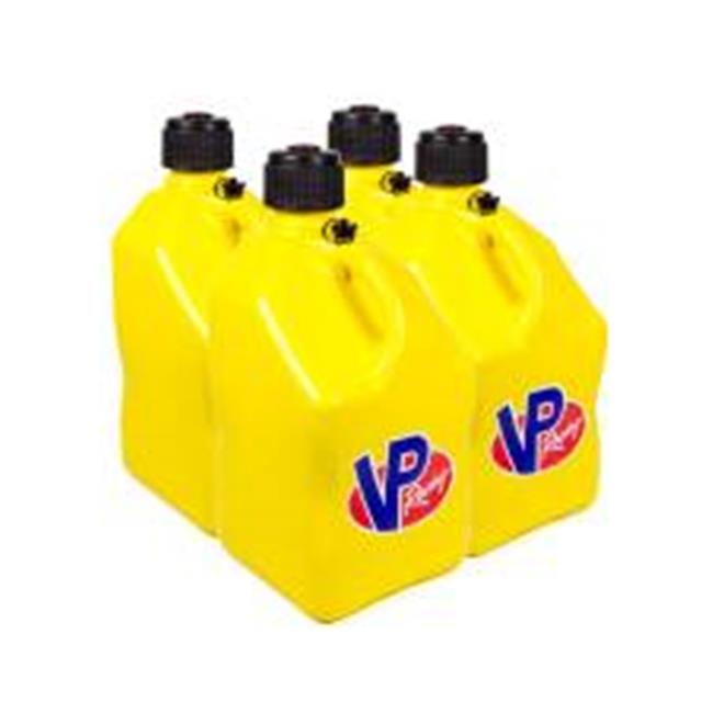 VP Fuel Containers VPF3554 5 gal Fuels Square Motorsports Utility Jug&#44; Yellow - Case of 4