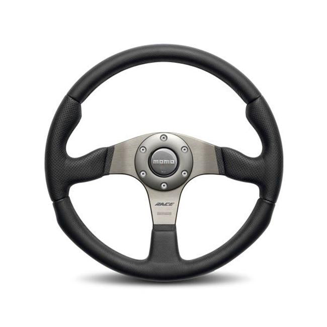 Momo Automotive Accessories RCE35BK1B Race 350 Steering Wheel Leather & Airleather