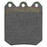 Wilwood WIL15B-9819K Polymatrix B Type Compound Brake Pads - Fits Dynalite Single - Type 6812