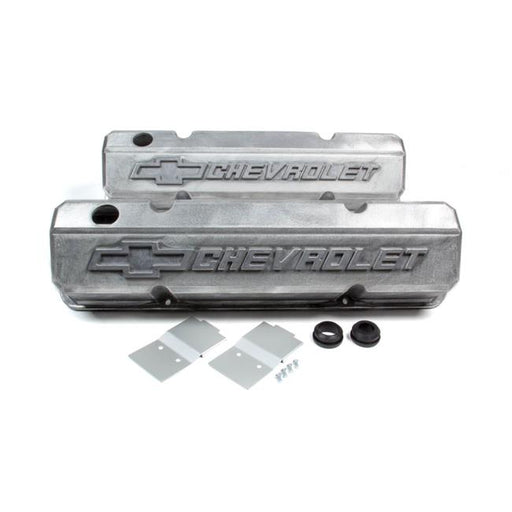 Proform PFM141-939 Diecast Powdercoat RTU Slant Edge Valve Covers for Small Block Cover