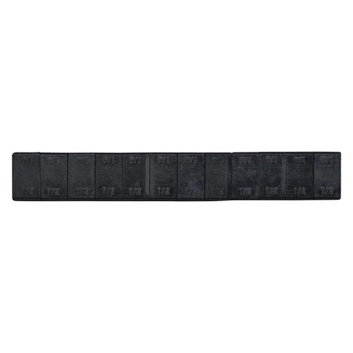 West Coast Accessories WCW198-371NSB Weight Strips&#44; Black - 0.25 oz.