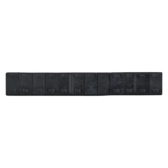 West Coast Accessories WCW198-371NSB Weight Strips&#44; Black - 0.25 oz.