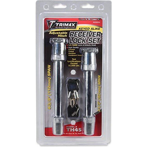 Trimax Locks - Wyers Products TH45 Rapid Hitch Keyed Alike Lock - Set of T4 & T5