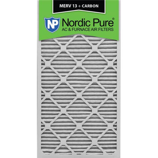 Nordic Pure 8-1-2x30x1ExactCustomM13-C-6 Exact MERV 13 Plus Carbon AC Furnace Filters&#44; 8.5 x 30 x 1 in. - Pack of 6