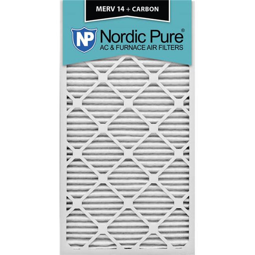Nordic Pure 19x35-5-8x1CustomM14-C-6 MERV 14 Plus Carbon AC Furnace Filters&#44; 19 x 35.62 x 1 in. - Pack of 6