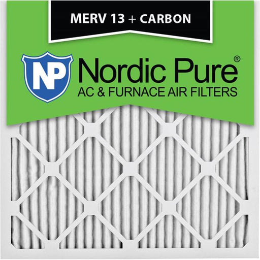 Nordic Pure 30x30x1ExactCustomM13-C-6 Exact MERV 13 Plus Carbon AC Furnace Filters&#44; 30 x 30 x 1 in. - Pack of 6