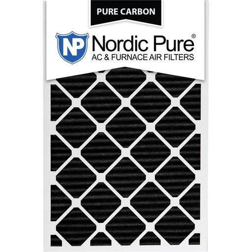 Nordic Pure 18x30x1PCP-6 Pure Carbon Pleated Odor Reduction Furnace Air Filters&#44; 18 x 30 x 1 in. - Pack of 6