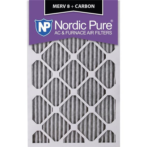 Nordic Pure 17-1-4x26x1ExactCustomM8PlusC-6 Exact MERV 8 Plus Carbon AC Furnace Filters&#44; 17.25 x 26 x 1 in. - Pack of 6