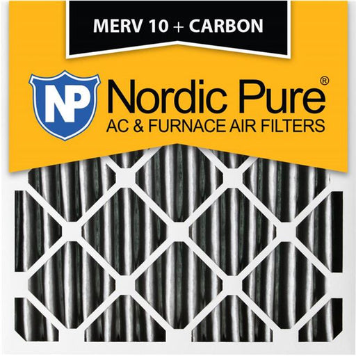 Nordic Pure 17-1-2x17-1-2x1ExactCustomM10PlusC-6 Exact MERV 10 Plus Carbon AC Furnace Filters&#44; 17.5 x 17.5 x 1 in. - Pack of 6