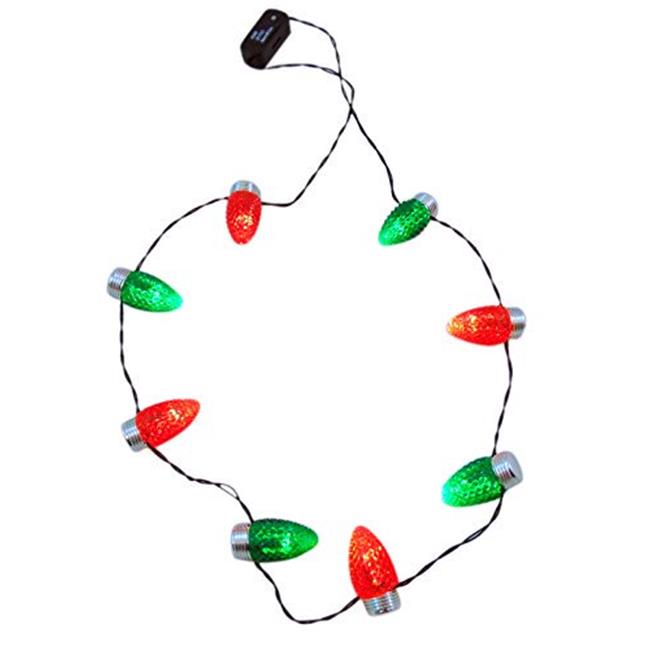 Santas Forest 4689832 Necklace Flashing Classic Bulb
