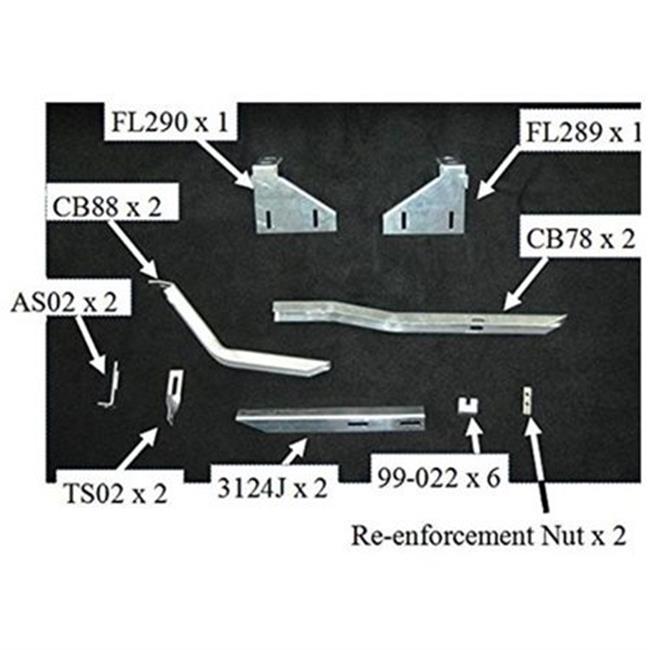 Owens 10-1306 Bracket Kit for TranSender Running Boards