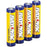 Rayovac 3AAA-4F Zinc Carbon AAA Batteries&#44; Pack of 4
