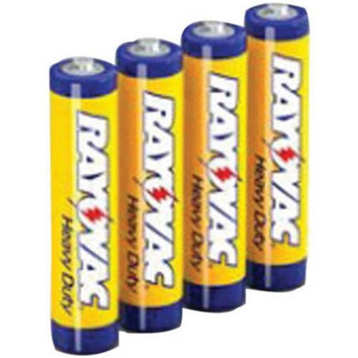 Rayovac 3AAA-4F Zinc Carbon AAA Batteries&#44; Pack of 4