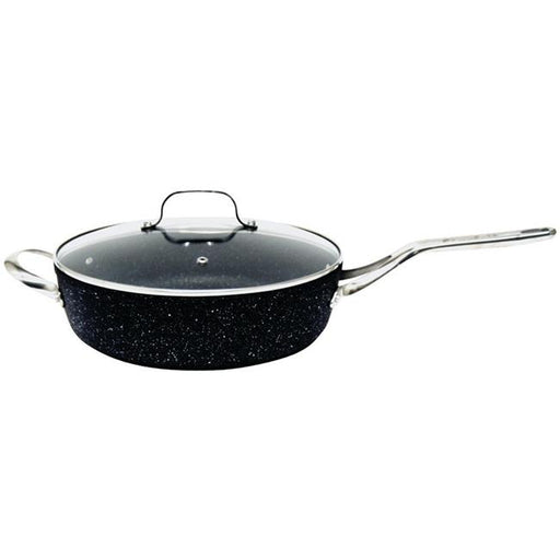 11 in. Deep Saute Pan with Glass Lid & Stainless Steel
