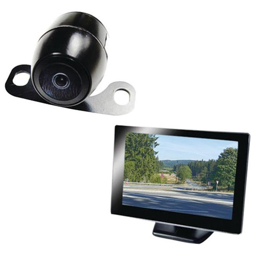 Boyo VTC175M 5 in. Rearview Monitor with License - Plate Camera