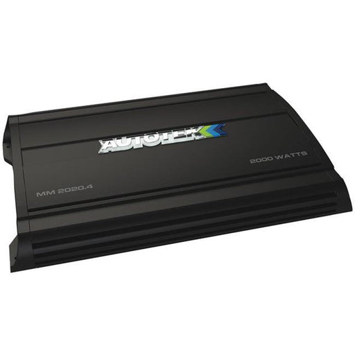 Autotek MM2020.4 2000 watts The Mean Machine Bridgeable 4-Channel Class AB Amplifier&#44; Black