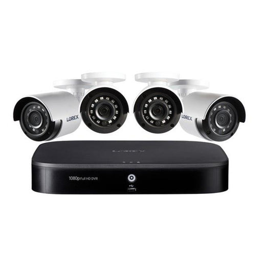 Lorex DP181-42NAE 8-Channel DVR 4x HD Bullet Camera