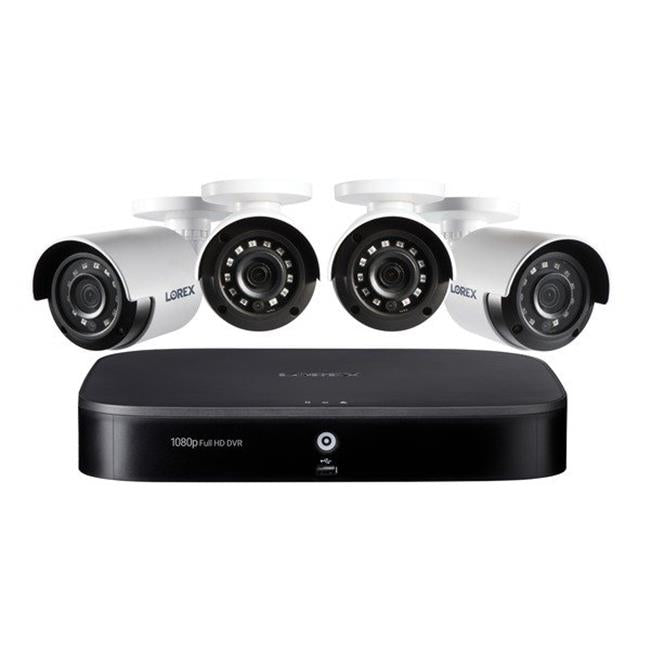 Lorex DP181-42NAE 8-Channel DVR 4x HD Bullet Camera