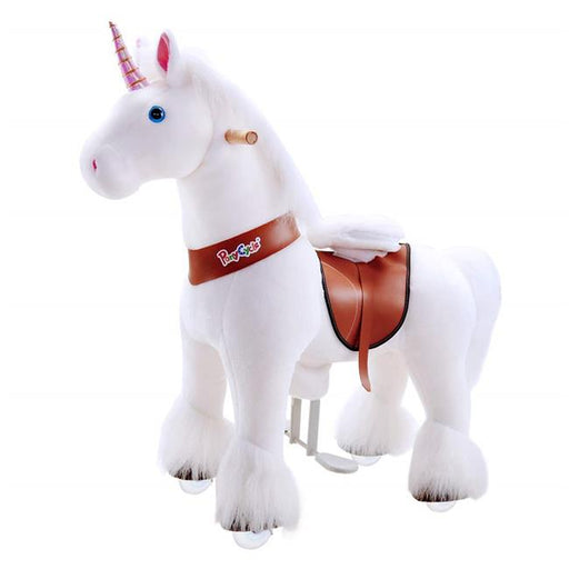 PonyCycle U304 Ride-On White Unicorn - Small