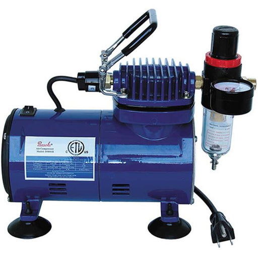 Paasche D500SR 1 by 8 HP Oilless Piston Compressor with Regulator & Auto Shutoff