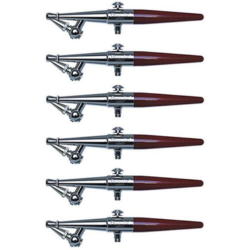Paasche H-6P 0.64 mm Single Action Airbrush with Medium Head for H - Pack of 6