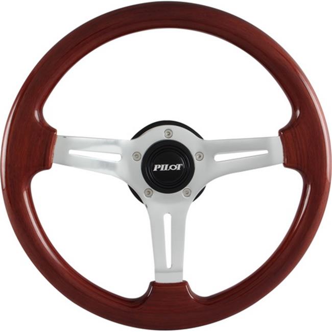 Mahogany Wood Steering Wheel