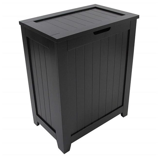 Redmon 5220BK Contemporary Country Laundry Hamper&#44; Black