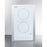 Summit Appliance CR2B15T2WTK15 15 in. 115v 2-Burner Cooktop with Digital Controls - Stainless Steel Collar&#44; Ceramic Glass - White