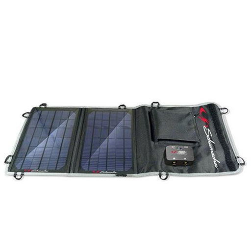 Schumacher SCM-10906 10W Solar Panel Foldable&#44; Black